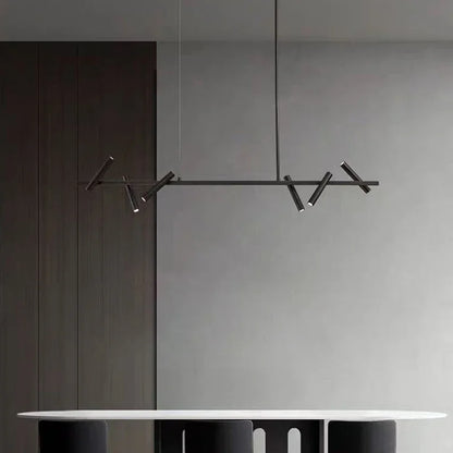 DecorBites™ Black Round Ring Ceiling Chandelier Pendant SpotLight for Living Dining Room