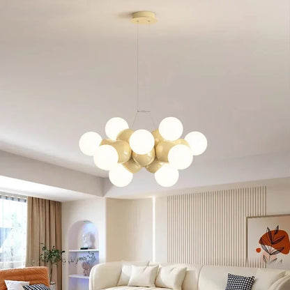 DecorBites™ Elegant Chandelier Ceiling Pendant Light Fixture for Dining Room, Salon & Indoor Lighting