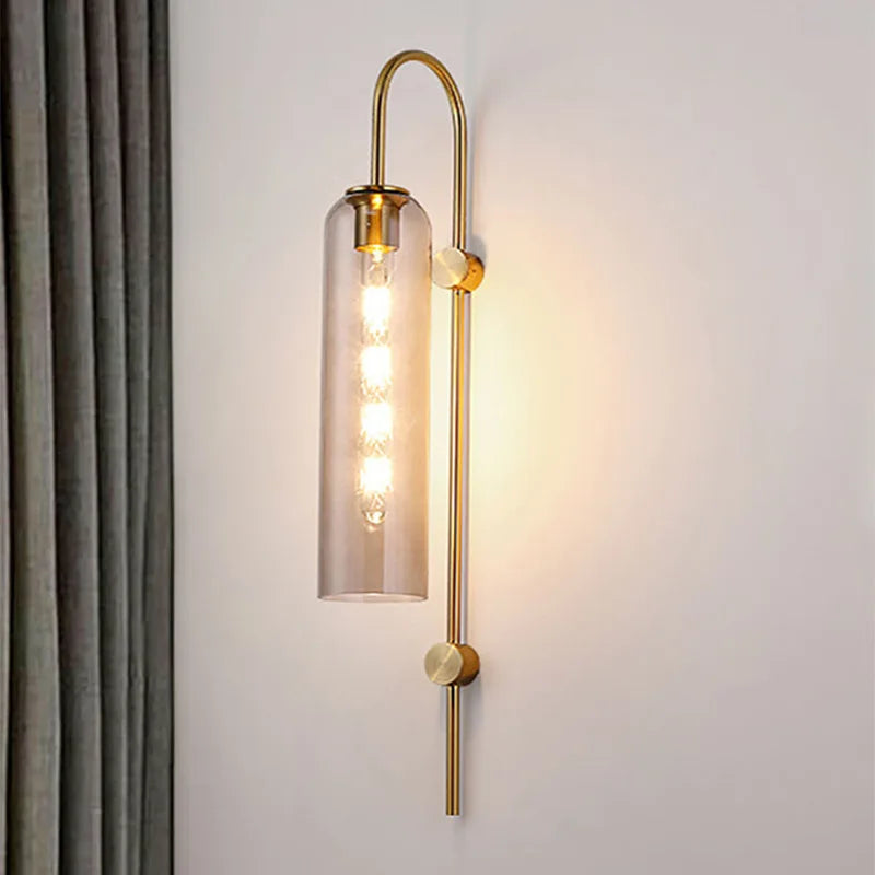 DecorBites™ Glass Sconce Wall Lamp for Bedroom Living Room