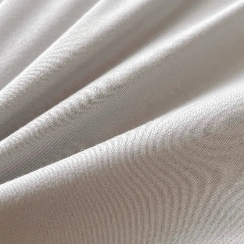 DecorBites™ Solid Color Brush Fabric Bedding Set - 4 Pieces