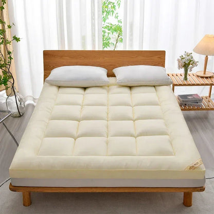 Decobites Soft Thicken Quilted Queen Mattress Topper for Year-Round Comfort