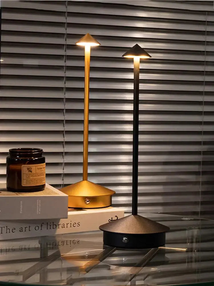 DecorBites™ LED Table Lamp Rechargeable Touch Sensor Cordless Desk Lamp 3 Colors Bedside Creative Ambient Light Bar