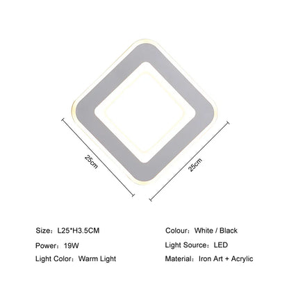 DecorBites™ LED Touch Switch Wall Light, Modern Bedroom Bedside Lamp, 15W