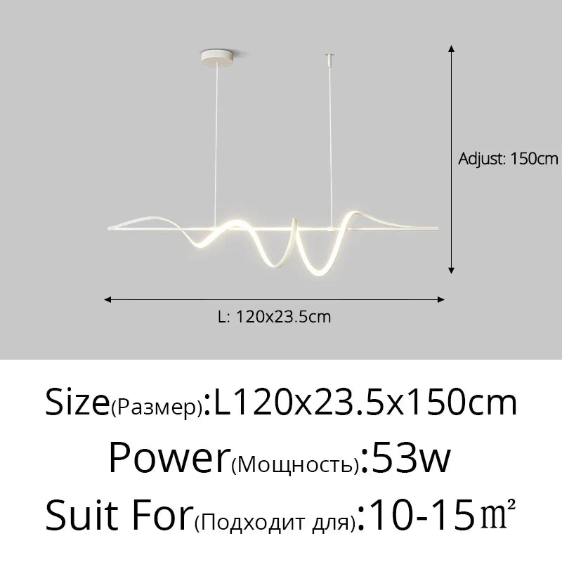 DecorBites™ LED Chandeliers for Modern Living Dining Kitchen Room Lighting Fixtures