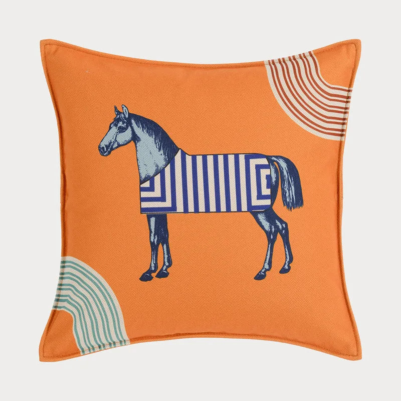 غطاء وسادة مربع من DecorBites™ مقاس 45×45 - تصميم فاخر لغرفة المعيشة وديكور الأريكة