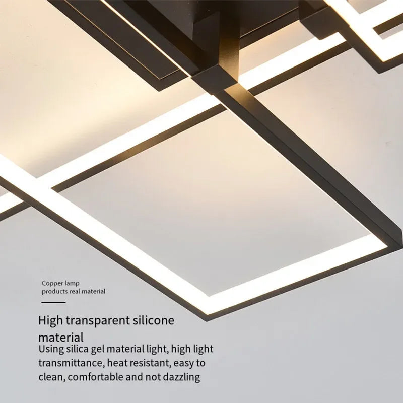 Lámpara de techo LED DecorBites™: Iluminación moderna para salón, comedor y cocina