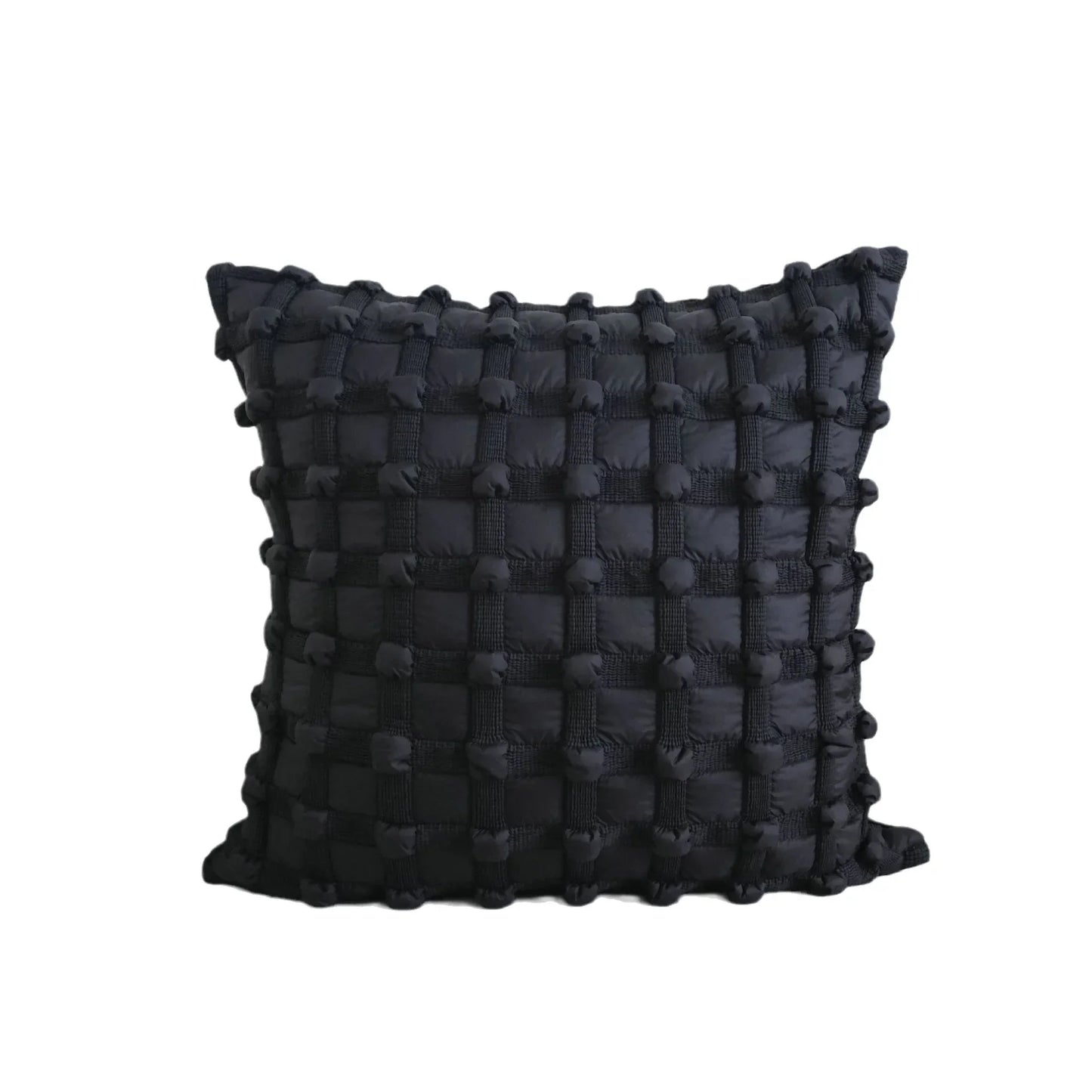DecorBites™ Bubble Plaid Cushion Cover - Elegant Three-Dimensional Pillowcase