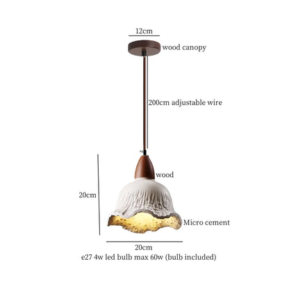DecorBites™ Cement LED Pendant Lights for Bedroom Living Room Kitchen House Decor