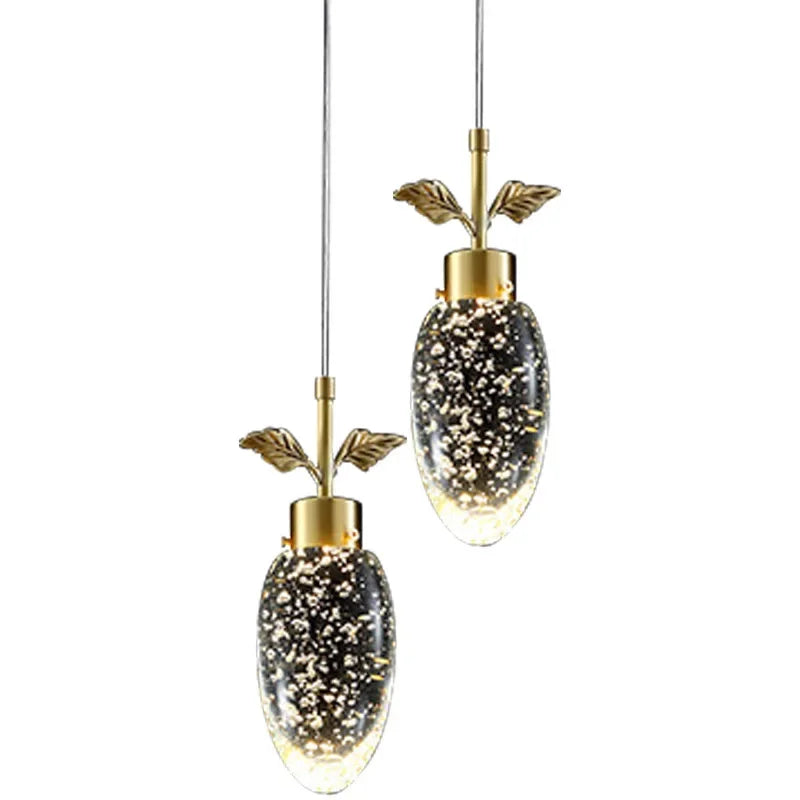 DecorBites™ Crystal Chandelier: Modern Luxury LED Lighting for Home, Restaurant, Bedroom - Nordic Style