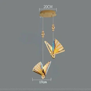 DecorBites™ Butterfly LED Pendant Light for Bedroom and Living Room Decor