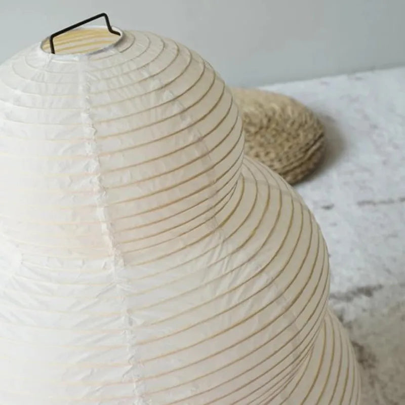 DecorBites™ Japanese Rice Paper Floor Lamp Modern Wabi Sabi Lantern Light