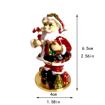 DecorBites™ Christmas Jewelry Trinket Box Wedding Ring Holder Dressing Table Decoration Gift