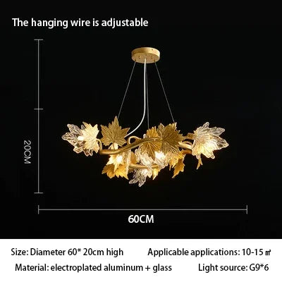 DecorBites™ Crystal Chandelier Rustic Pendant Lighting Modern French Country Decor