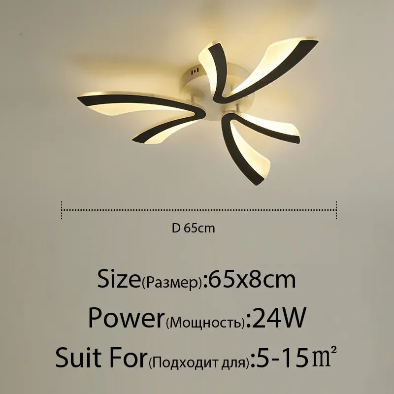 Remote LED Ceiling Fixture