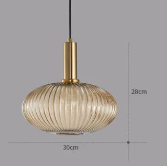 Decorbites™ Glas Farbige LED Anhänger Licht Kronleuchter für Heim Wohn- und Esszimmer Dekoration