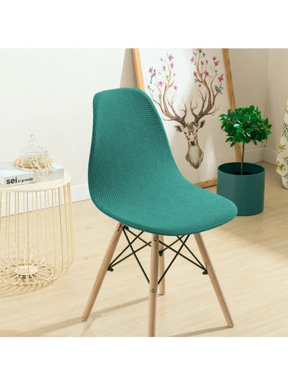 Decobites Waterproof Eames Chair Cover - Stretch Solid Color Seat Case, Removable Office Protector