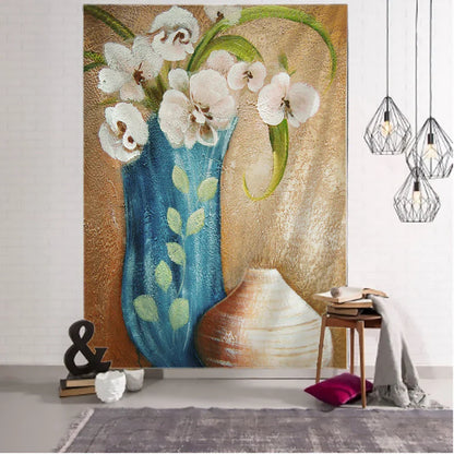 Bohemian Floral Tapestry Wall Hanging for Aesthetic Room Decor by Decobites