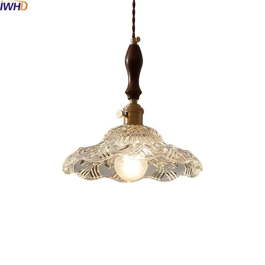 DecorBites™ LED Pendant Lamp Elegant Copper Glass Modern Style Hanging Light Fixtures
