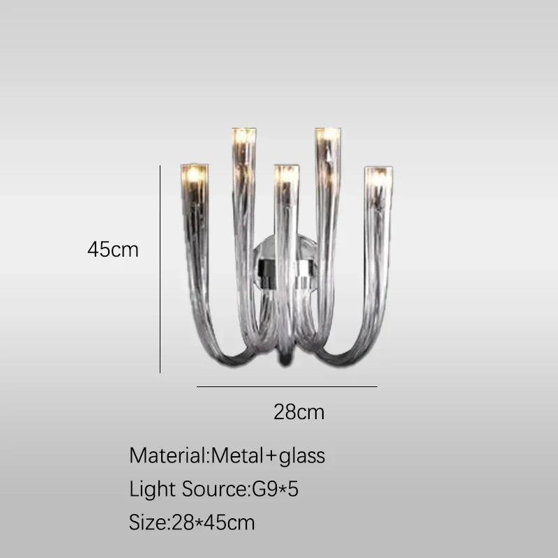 DecorBites™ Glass Tube Dining Chandelier Modern Lamps