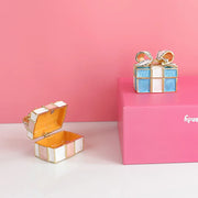 Decorbites™-Knot-Band-Schmuckschachtel: Schleifenförmiger Organizer für Ringe und Ohrringe & Geschenkbewahrer