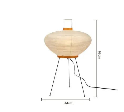 DecorBites™ Japanese Rice Paper Floor Lamp by Noguchi Yong for Bedroom and Parlor Lighting