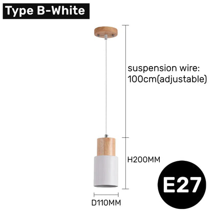 DecorBites™ LED Pendant Lights: Modern Minimalist Hanging Fixture for Bedroom, Kitchen, Dining Room