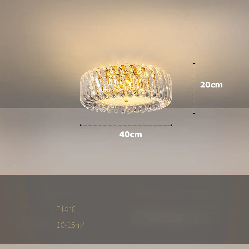 DecorBites™ Gold LED Chandelier 2025 New Trend for Living Room