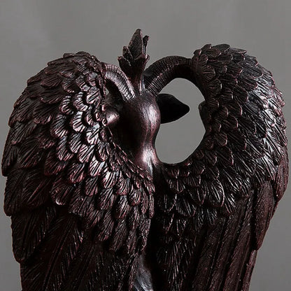 Estatua de Baphomet, el diablo cornudo de DecorBites™, 16 cm: Figura satánica de cabra para decoración del hogar y la oficina.