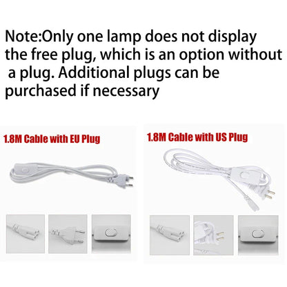 DecorBites™ LED Tube Fixture Lamp Light 220V for Living Room Lighting