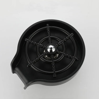 DecorBites™ Glass Rinser Sink Automatic Cup Washer Bar Coffee Tea Pitcher Tool