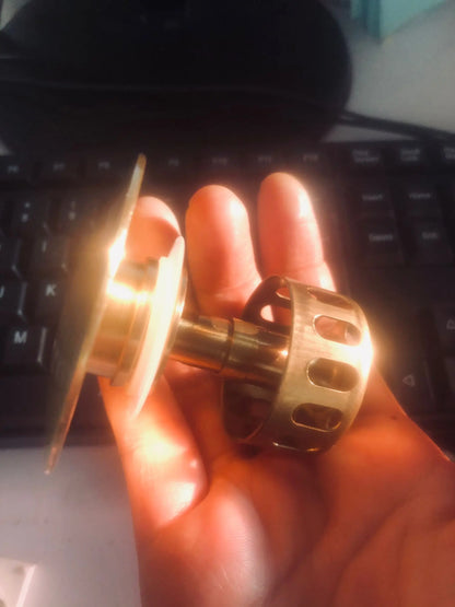 DecorBites™ Gold Gray Bathroom Faucet Single Handle Mixer Sink Tap Deck Mounted