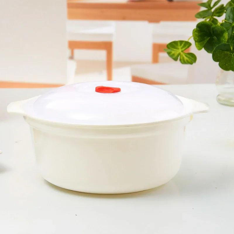 DecorBites™ Kitchen Microwave Steamer Pot for Soup Dumplings and Rice