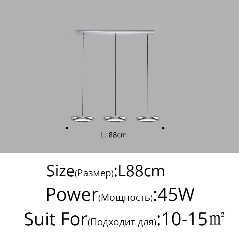 Lámparas colgantes LED DecorBites™ con acabado negro para decoración del hogar e iluminación interior.