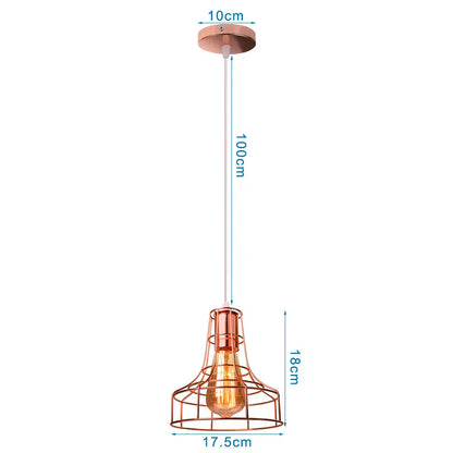 DecorBites™ Industrial Retro Loft LED Pendant Light for Home Living Room Kitchen