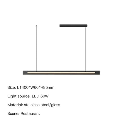 DecorBites™ LED Chandelier: Modern Minimalist Style for Home, Office, Bar & More