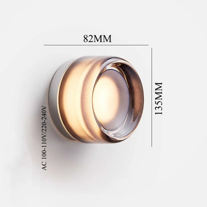 DecorBites™ LED Wall Sconce Light Luxury Modern Creative Acrylic Bedroom Living Room Lamp