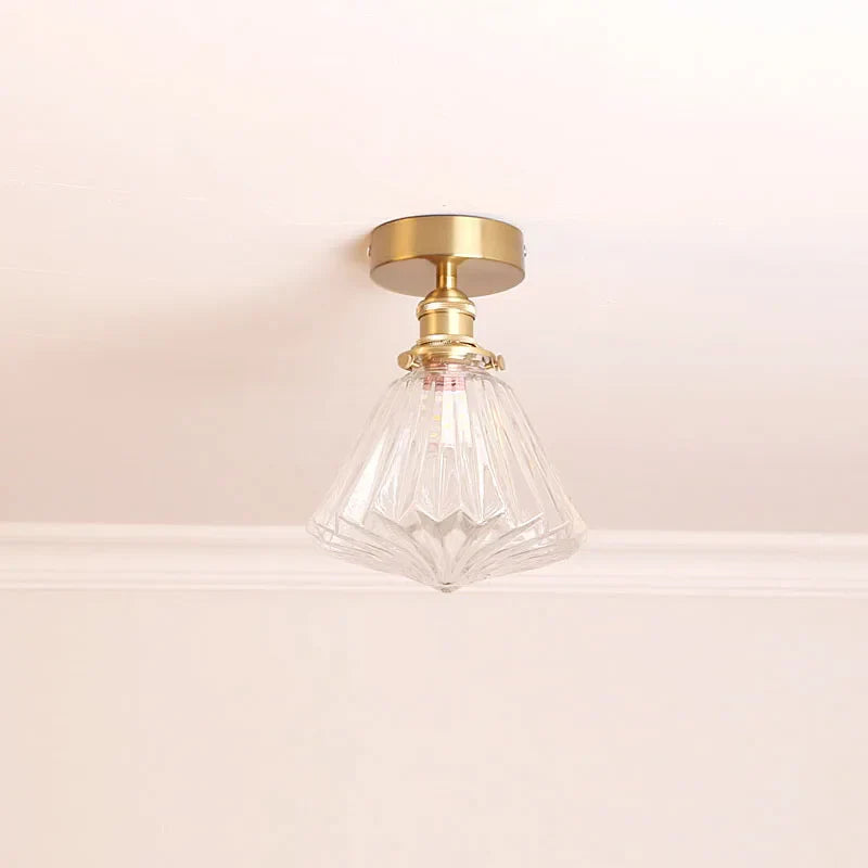 DecorBites™ Diamond Glass LED Ceiling Lights - Modern Nordic Luxury Canopy Fixture