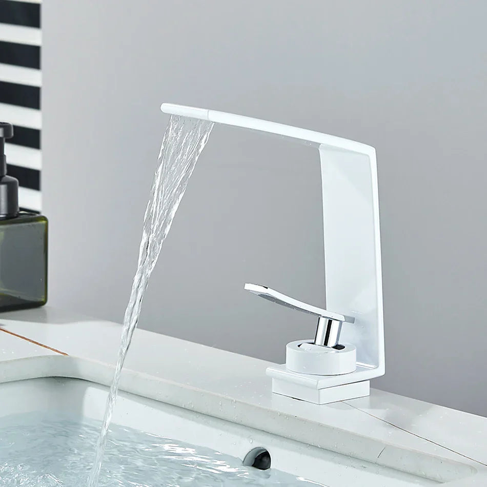 DecorBites™ Basin Faucet: Bathroom Vessel Mixer Tap for Hot and Cold Water.