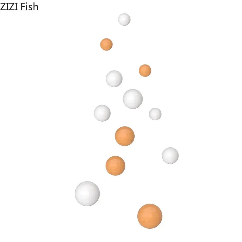 DecorBites™ Gold Ball Wall Decoration Ornaments Room Aesthetics Living Background Display