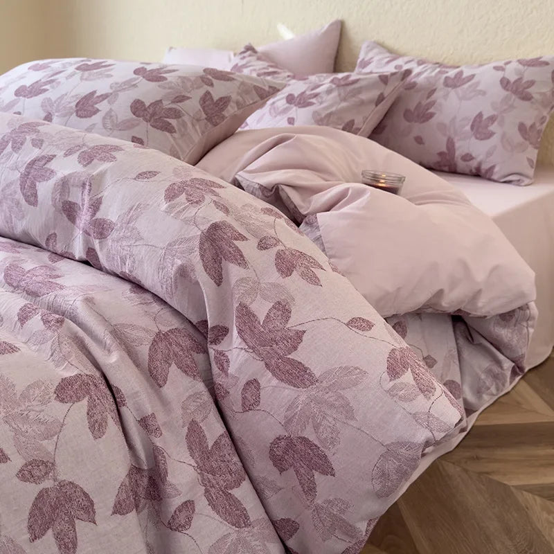 طقم سرير DecorBites™ قطني بثلاث طبقات، مكون من 3 قطع - ناعم، قابل للتهوية، ومريح