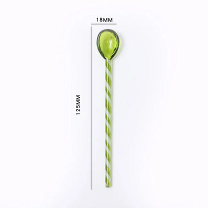 DecorBites™ Colorful Glass Stirring Spoon Set