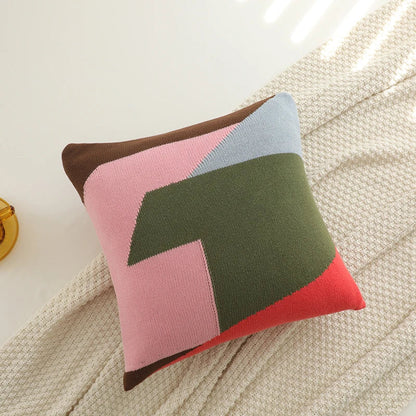 DecorBites™ Knitted Cushion Cover Set for Home Decoration in Living Room Bedroom Sofa