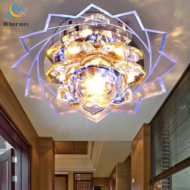 Lámpara de techo LED DecorBites™ Lotus Crystal, Nordic Brights, estilo moderno