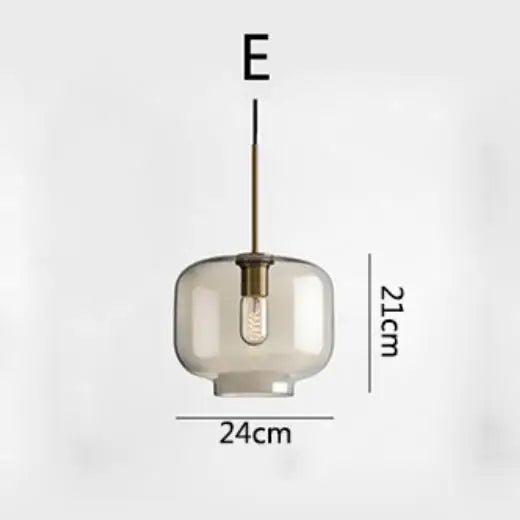 DecorBites™ Glass Chandelier: Nordic Minimalist, Net Red Design for Restaurant, Bar, Cafe, Clothing Store.