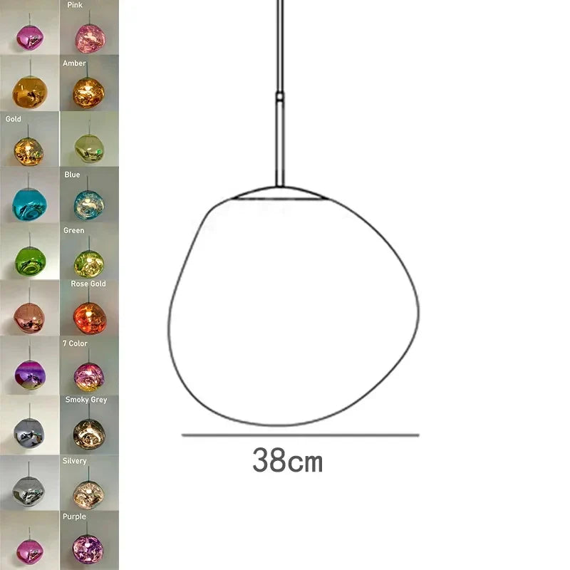 Nordic Lava Acrylic Pendant Light