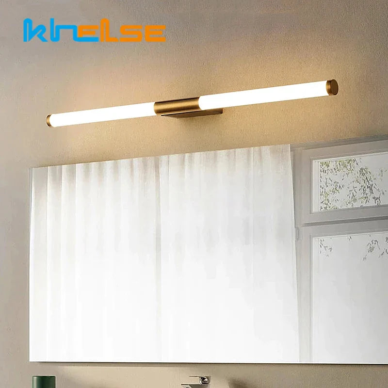 DecorBites™ Bronze LED Mirror Front Wall Lamp, Bathroom Bedroom Vanity Lighting