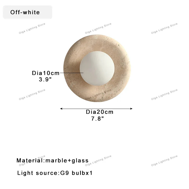 Marble Jade Wall Sconce