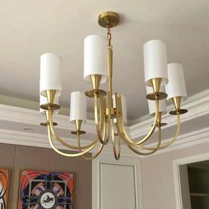 ثريا سقف نحاسية من DecorBites™ لغرفة المعيشة والمطبخ وغرفة النوم وإضاءة