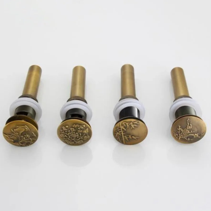 مصفاة حوض من النحاس العتيق من DecorBites™ - ملحق حمام