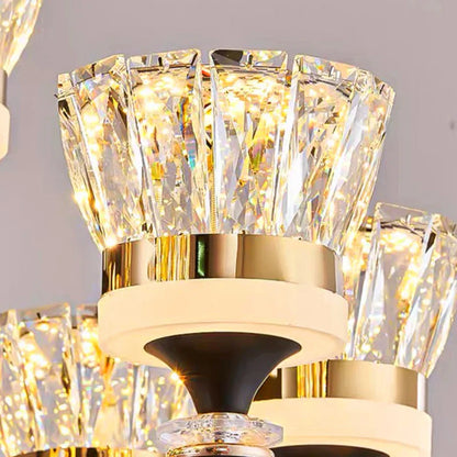 ثريا كريستال DecorBites™‎ معلقة لغرفة المعيشة وغرفة الطعام، ديكور منزلي فاخر